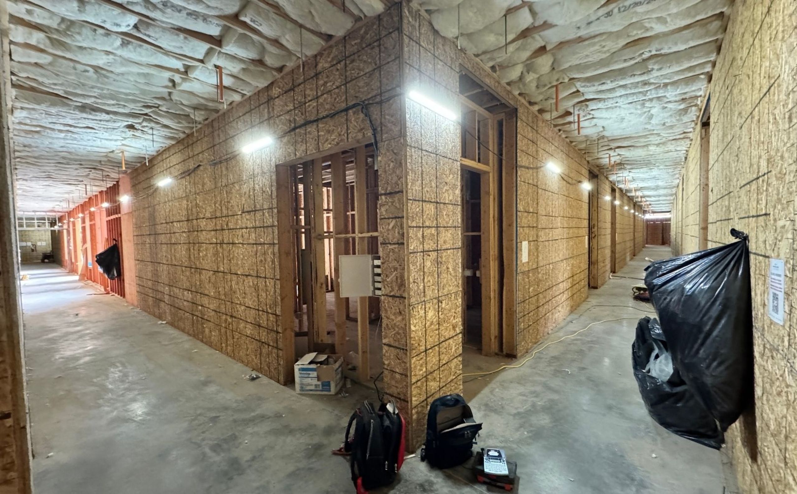 Temporary Job Site Lighting installation in Utah